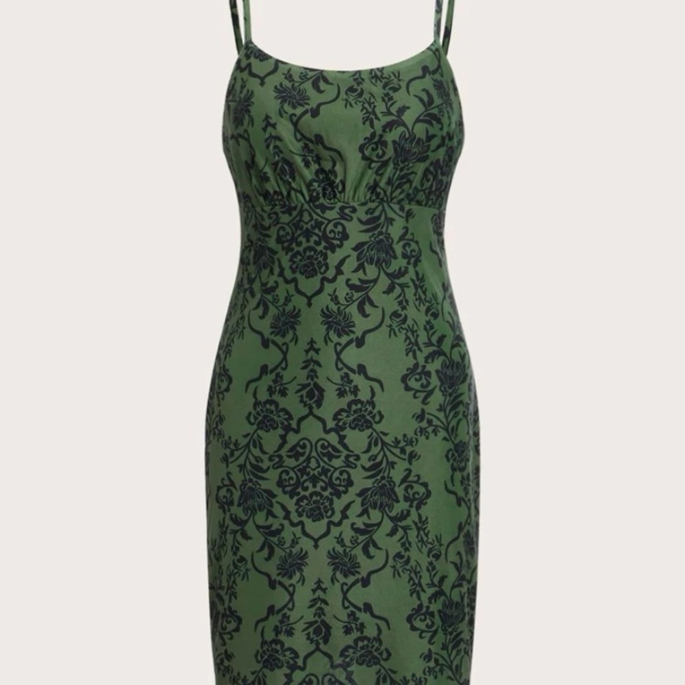 Fairycore Floral Print Cami Dress